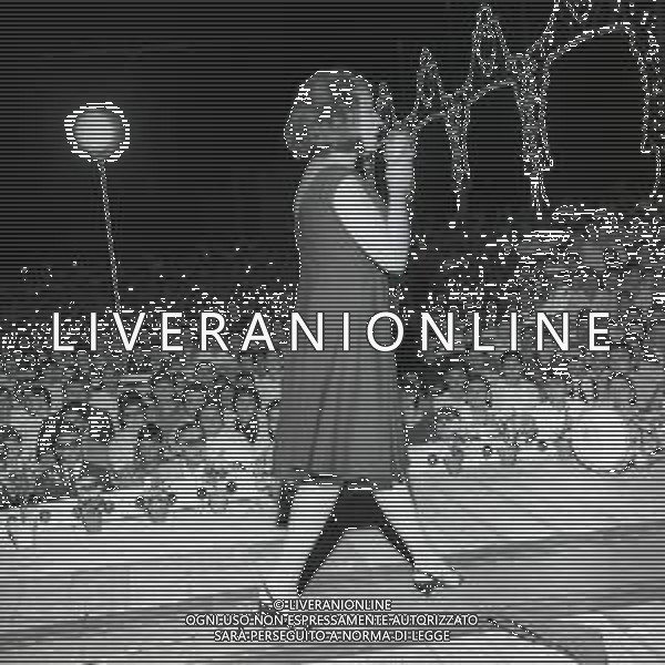 08-08-1963 SALERNO-RETROSPETTIVA MINA MAZZINI CANTANTE NELLA FOTO MINA MAZZINI AG ALDO LIVERANI SAS