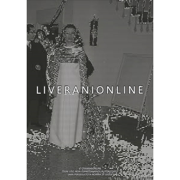 NEG-RETROSPETTIVA IVA ZANICCHI CANTANTE NELLA FOTO IVA ZANICCHI NELL\'ANNO 1970 A SANREMO  AG ALDO LIVERANI SAS  