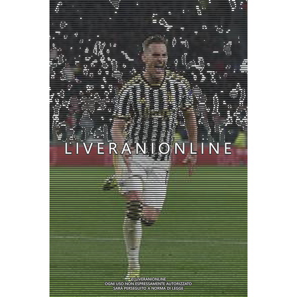 Torino 10.03.2024 Allianz Stadium @Manuela Viganti/Ag. Aldo Liverani sas Juventus vs Atalanta Campionato Calcio Serie A TIM 2023/2024 28a giornata Nella foto: esultanza arkadiusz milik dopo il gol