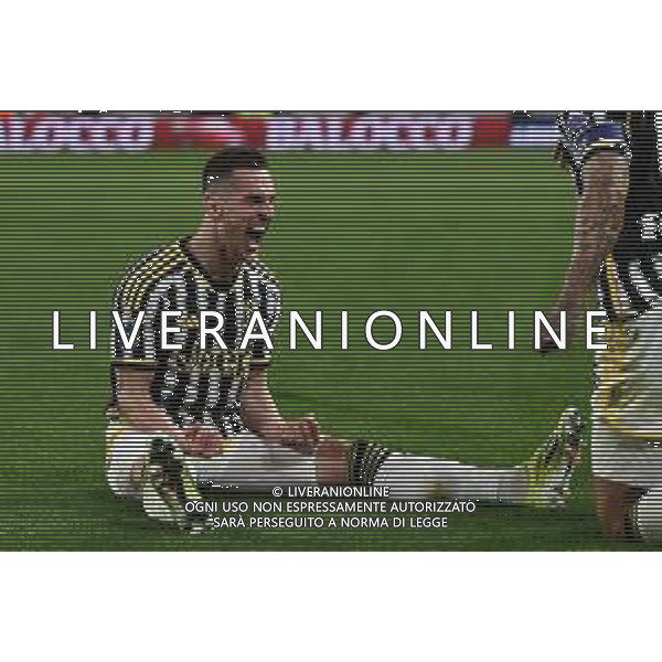 Torino 10.03.2024 Allianz Stadium @Manuela Viganti/Ag. Aldo Liverani sas Juventus vs Atalanta Campionato Calcio Serie A TIM 2023/2024 28a giornata Nella foto: esultanza arkadiusz milik dopo il gol