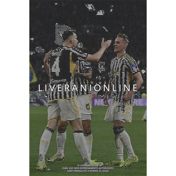 Torino 10.03.2024 Allianz Stadium @Manuela Viganti/Ag. Aldo Liverani sas Juventus vs Atalanta Campionato Calcio Serie A TIM 2023/2024 28a giornata Nella foto: esultanza arkadiusz milik e federico gatti dopo il gol