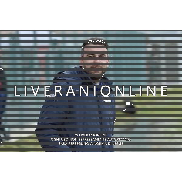 TVRG Sant\'Angelo vs Forlì nella foto Vincenzo Scarpa allenatore Sant\'Angelo Sant\'Angelo Lodigiano (LO) 10-03-2024 Stadio comunale Carlo Chiesa Campionato Serie D girone D - 26a giornata foto Roberto Garavaglia/Agenzia Aldo Liverani sas