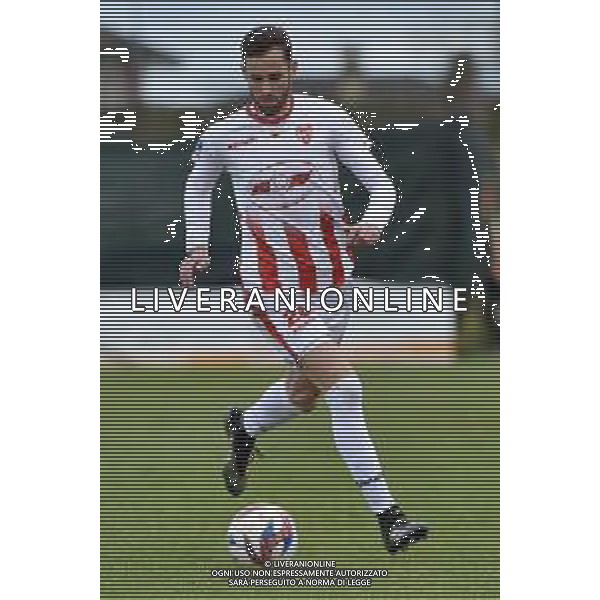 TVRG Sant\'Angelo vs Forlì nella foto Simone Greselin (Forlì) Sant\'Angelo Lodigiano (LO) 10-03-2024 Stadio comunale Carlo Chiesa Campionato Serie D girone D - 26a giornata foto Roberto Garavaglia/Agenzia Aldo Liverani sas