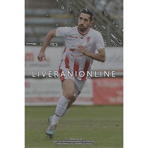 TVRG Sant\'Angelo vs Forlì nella foto Mario Merlonghi (Forlì) Sant\'Angelo Lodigiano (LO) 10-03-2024 Stadio comunale Carlo Chiesa Campionato Serie D girone D - 26a giornata foto Roberto Garavaglia/Agenzia Aldo Liverani sas