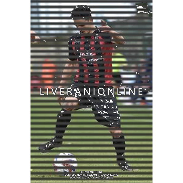 TVRG Sant\'Angelo vs Forlì nella foto Edoardo Mariani (Sant\'Angelo) Sant\'Angelo Lodigiano (LO) 10-03-2024 Stadio comunale Carlo Chiesa Campionato Serie D girone D - 26a giornata foto Roberto Garavaglia/Agenzia Aldo Liverani sas