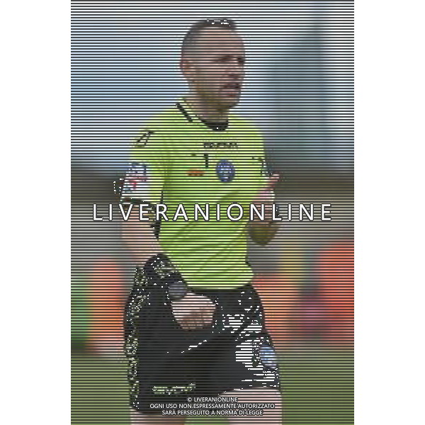 TVRG Sant\'Angelo vs Forlì nella foto l\'arbitro Rehmet Jusufoski di Mestre (VE) Sant\'Angelo Lodigiano (LO) 10-03-2024 Stadio comunale Carlo Chiesa Campionato Serie D girone D - 26a giornata foto Roberto Garavaglia/Agenzia Aldo Liverani sas