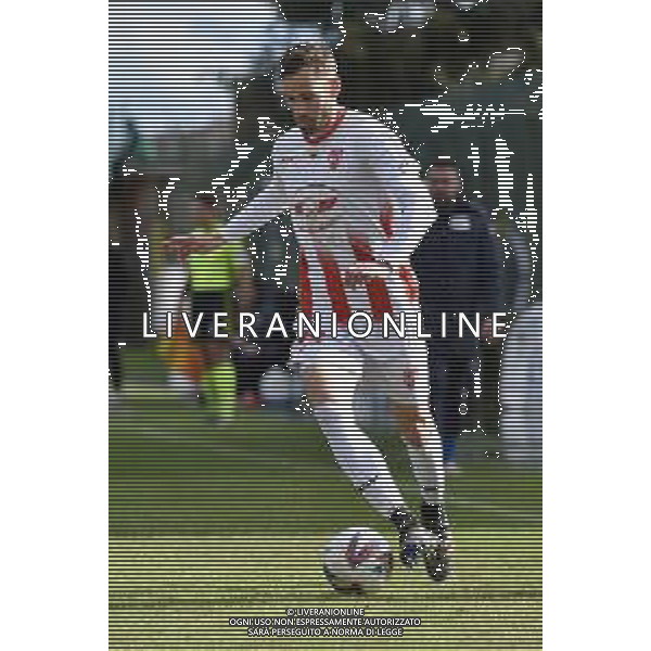 TVRG Sant\'Angelo vs Forlì nella foto Simone Greselin (Forlì) Sant\'Angelo Lodigiano (LO) 10-03-2024 Stadio comunale Carlo Chiesa Campionato Serie D girone D - 26a giornata foto Roberto Garavaglia/Agenzia Aldo Liverani sas
