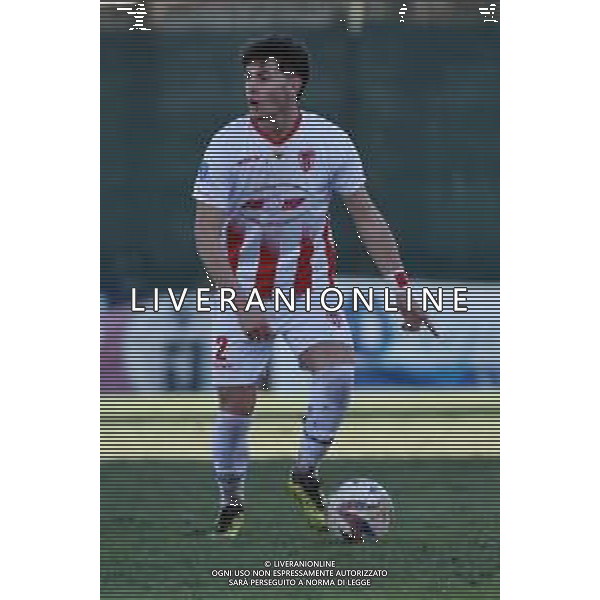 TVRG Sant\'Angelo vs Forlì nella foto Raffaele Visani (Forlì) Sant\'Angelo Lodigiano (LO) 10-03-2024 Stadio comunale Carlo Chiesa Campionato Serie D girone D - 26a giornata foto Roberto Garavaglia/Agenzia Aldo Liverani sas