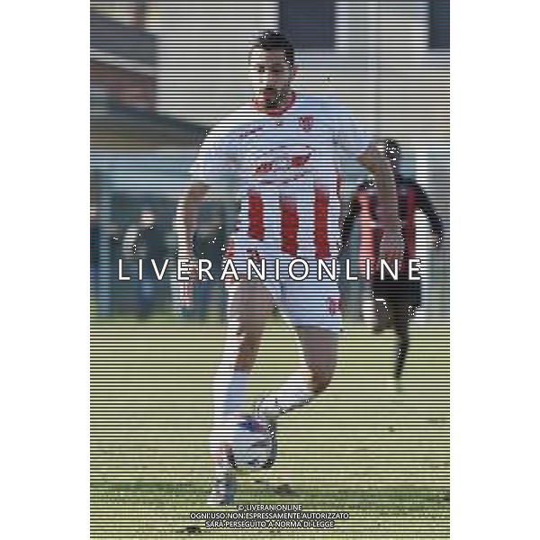 TVRG Sant\'Angelo vs Forlì nella foto Mario Merlonghi (Forlì) Sant\'Angelo Lodigiano (LO) 10-03-2024 Stadio comunale Carlo Chiesa Campionato Serie D girone D - 26a giornata foto Roberto Garavaglia/Agenzia Aldo Liverani sas