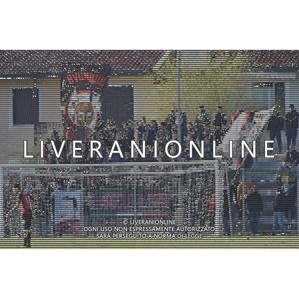 TVRG Sant\'Angelo vs Forlì nella foto tifosi Sant\'Angelo Sant\'Angelo Lodigiano (LO) 10-03-2024 Stadio comunale Carlo Chiesa Campionato Serie D girone D - 26a giornata foto Roberto Garavaglia/Agenzia Aldo Liverani sas