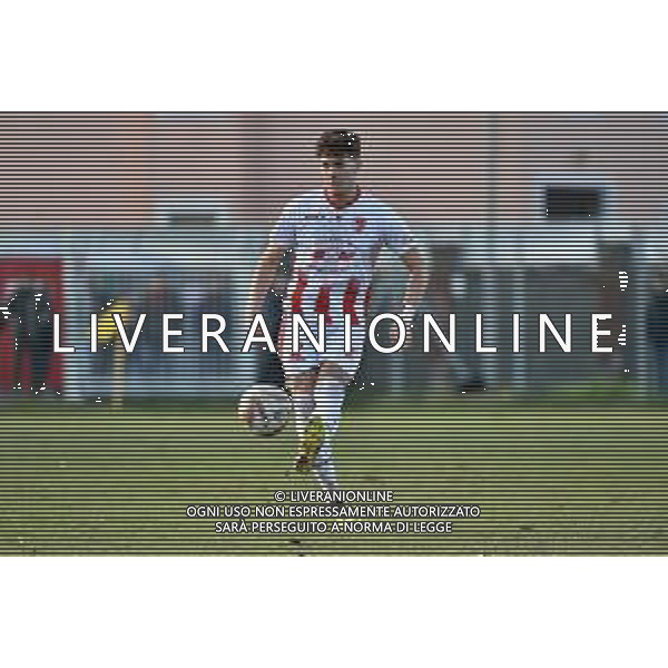 TVRG Sant\'Angelo vs Forlì nella foto Raffaele Visani (Forlì) Sant\'Angelo Lodigiano (LO) 10-03-2024 Stadio comunale Carlo Chiesa Campionato Serie D girone D - 26a giornata foto Roberto Garavaglia/Agenzia Aldo Liverani sas