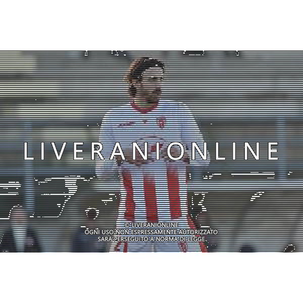 TVRG Sant\'Angelo vs Forlì nella foto Lorenzo Babbi (Forlì) Sant\'Angelo Lodigiano (LO) 10-03-2024 Stadio comunale Carlo Chiesa Campionato Serie D girone D - 26a giornata foto Roberto Garavaglia/Agenzia Aldo Liverani sas