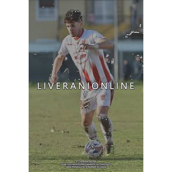 TVRG Sant\'Angelo vs Forlì nella foto Raffaele Visani (Forlì) Sant\'Angelo Lodigiano (LO) 10-03-2024 Stadio comunale Carlo Chiesa Campionato Serie D girone D - 26a giornata foto Roberto Garavaglia/Agenzia Aldo Liverani sas