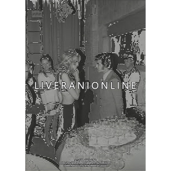 NEG-RETROSPETTIVA MINA MAZZINI CANTANTE NELLA FOTO MINA MAZZINI A VENEZIA ALLA PREMIAZIONE DELLA GONDOLA D\'ORO NELL\'ANNO 1968 AG ALDO LIVERANI SAS