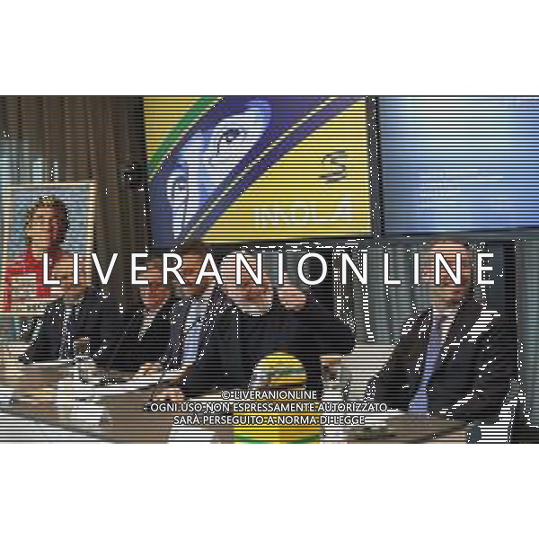 BOLOGNA 11 03 2024 PRESENTAZIONE CALENDARIO EVENTI SENNA 30 YEARS NELLA FOTO DA SINISTRA GIANMARIA MANGHI SEGRETERIA POLITICA DELLA PRESIDENZA DELLA REGIONE EMILIA ROMAGNA,GIANCARLO MINARDI PRESIDENTE FORMULA IMOLA,SINDACO DI IMOLA MARCO PANIERI,PRESIDENTE DELLA REGIONE EMILIA ROMAGNA STEFANO BONACCINI E TEODORO LONFERNINI SEGRETARIO DELLO STATO DI SAN MARINO ©SANNA/AGENZIA ALDO LIVERANI SAS