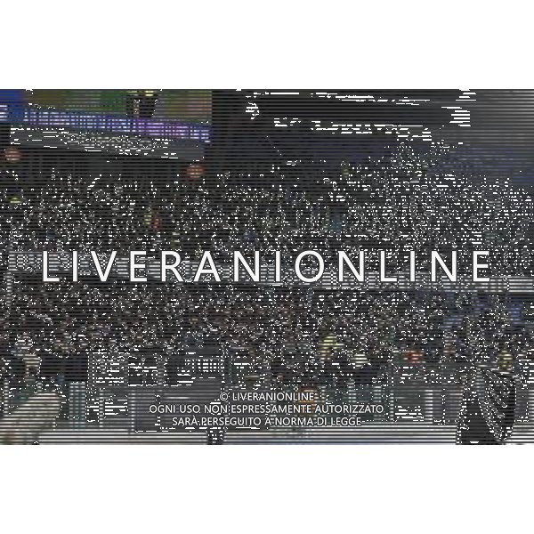 Lazio vs Udinese - Campionato Serie A TIM - 28 giornata - Stadio Olimpico - Roma 11-03-2024 nella foto Protesta tifosi curva nord contro la societa\' - striscione ©Federico Gaetano/AGENZIA ALDO LIVERANI SAS