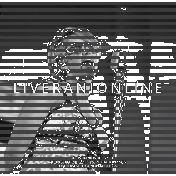 NEG-RETROSPETTIVA MINA MAZZINI CANTANTE NELLA FOTO MINA MAZZINI CANTA A VENEZIA NELL\'ANNO 1968 AG ALDO LIVERANI SAS 