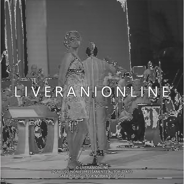 NEG-RETROSPETTIVA MINA MAZZINI CANTANTE NELLA FOTO MINA MAZZINI CANTA A VENEZIA NELL\'ANNO 1968 AG ALDO LIVERANI SAS 