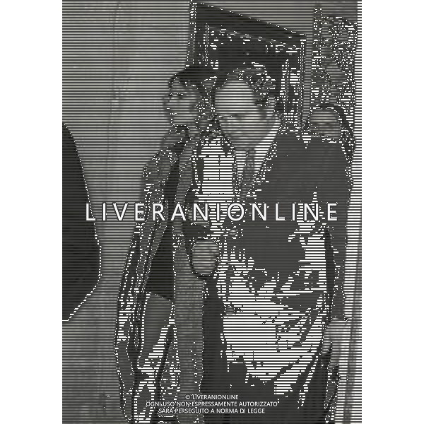 NEG - RETROSPETTIVA MINA MAZZINI CANTANTE NELLA FOTO MINA MAZZINI A VENEZIA ALLA PREMIAZIONE DELLA GONDOLA D\'ORO NELL\'ANNO 1970 AG ALDO LIVERANI SAS