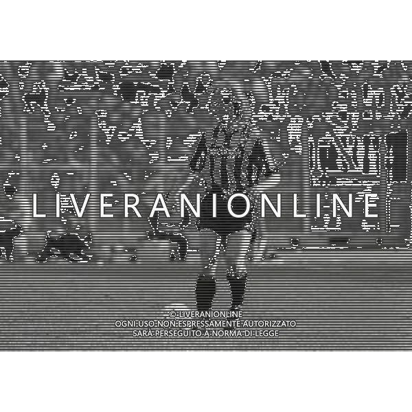 NEG-RETROSPETTIVA ANDREAS BREHME CALCIATORE NELLA FOTO ANDREAS BREHME CON LA MAGLIA DELL\'INTER NELL\'ANNO 1988 AG ALDO LIVERANI SAS