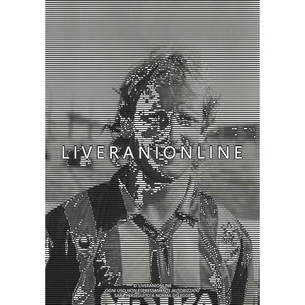 NEG-RETROSPETTIVA ANDREAS BREHME CALCIATORE NELLA FOTO ANDREAS BREHME CON LA MAGLIA DELL\'INTER NELL\'ANNO 1989-1990 AG ALDO LIVERANI SAS 