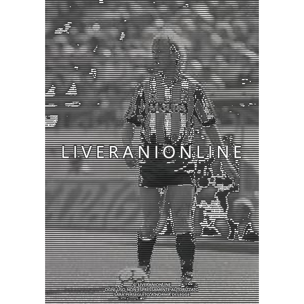 NEG-RETROSPETTIVA ANDREAS BREHME CALCIATORE NELLA FOTO ANDREAS BREHME CON LA MAGLIA DELL\'INTER NELL\'ANNO 1990-1991 AG ALDO LIVERANI SAS  