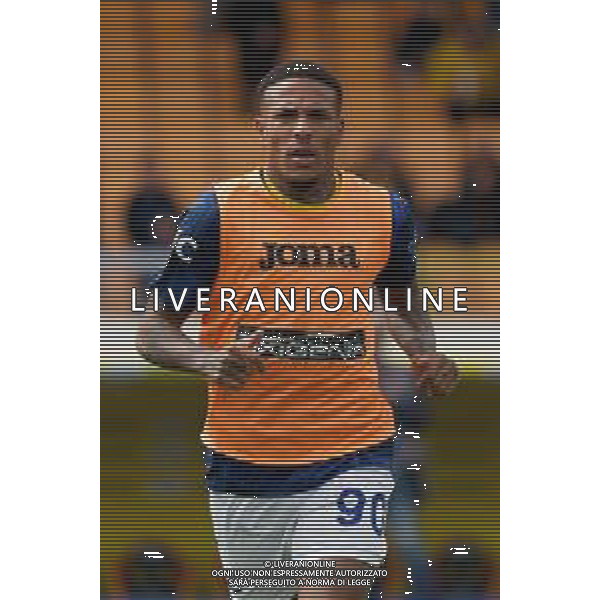 TVEM Michael Folorunsho of Hellas Verona warms up during the Italian soccer Serie A match Lecce vs Hellas Verona on March 10, 2024 at Via del Mare Stadium in Lecce, Italy. Photo Emmanuele Mastrodonato/agenzia Liverani/AGENZIA ALDO LIVERANI SAS