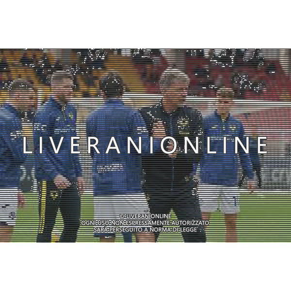 TVEM coach Marco Baroni of Hellas Verona during the Italian soccer Serie A match Lecce vs Hellas Verona on March 10, 2024 at Via del Mare Stadium in Lecce, Italy. Photo Emmanuele Mastrodonato/agenzia Liverani/AGENZIA ALDO LIVERANI SAS