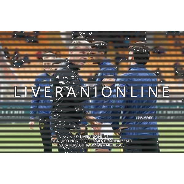 TVEM coach Marco Baroni of Hellas Verona during the Italian soccer Serie A match Lecce vs Hellas Verona on March 10, 2024 at Via del Mare Stadium in Lecce, Italy. Photo Emmanuele Mastrodonato/agenzia Liverani/AGENZIA ALDO LIVERANI SAS