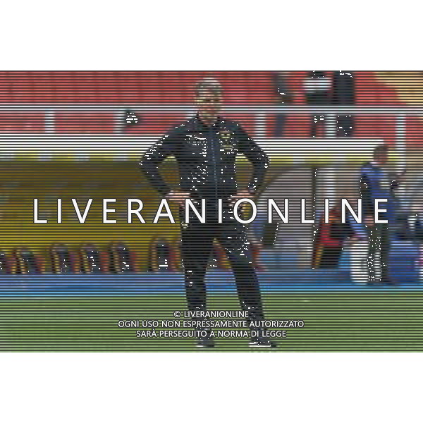TVEM coach Marco Baroni of Hellas Verona during the Italian soccer Serie A match Lecce vs Hellas Verona on March 10, 2024 at Via del Mare Stadium in Lecce, Italy. Photo Emmanuele Mastrodonato/agenzia Liverani/AGENZIA ALDO LIVERANI SAS