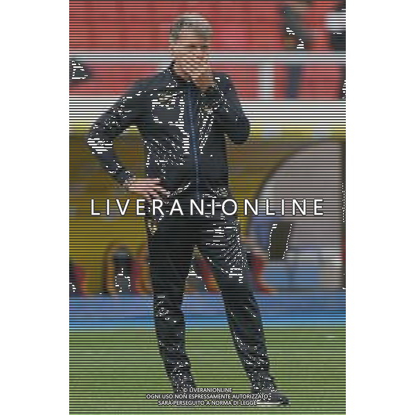 TVEM coach Marco Baroni of Hellas Verona during the Italian soccer Serie A match Lecce vs Hellas Verona on March 10, 2024 at Via del Mare Stadium in Lecce, Italy. Photo Emmanuele Mastrodonato/agenzia Liverani/AGENZIA ALDO LIVERANI SAS