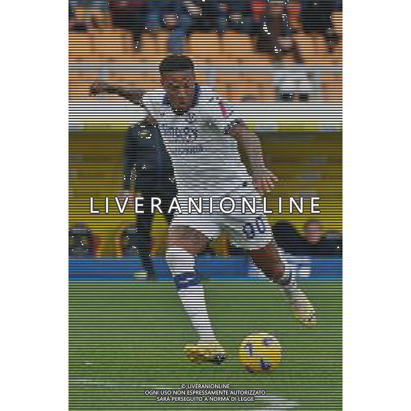 TVEM Michael Folorunsho of Hellas Verona during the Italian soccer Serie A match Lecce vs Hellas Verona on March 10, 2024 at Via del Mare Stadium in Lecce, Italy. Photo Emmanuele Mastrodonato/agenzia Liverani/AGENZIA ALDO LIVERANI SAS