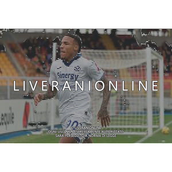 TVEM Michael Folorunsho of Hellas Verona celebrates after scoring a goal during the Italian soccer Serie A match Lecce vs Hellas Verona on March 10, 2024 at Via del Mare Stadium in Lecce, Italy. Photo Emmanuele Mastrodonato/agenzia Liverani/AGENZIA ALDO LIVERANI SAS