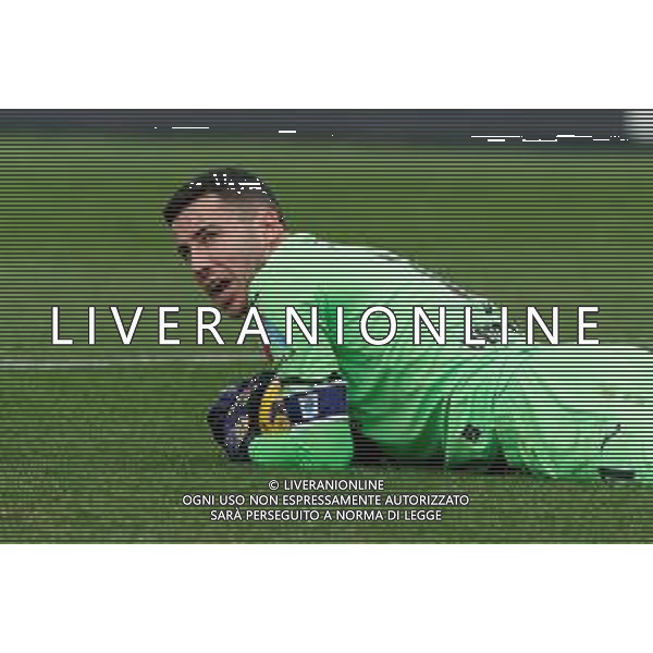 TVEM Lorenzo Montipò of Hellas Verona during the Italian soccer Serie A match Lecce vs Hellas Verona on March 10, 2024 at Via del Mare Stadium in Lecce, Italy. Photo Emmanuele Mastrodonato/agenzia Liverani/AGENZIA ALDO LIVERANI SAS