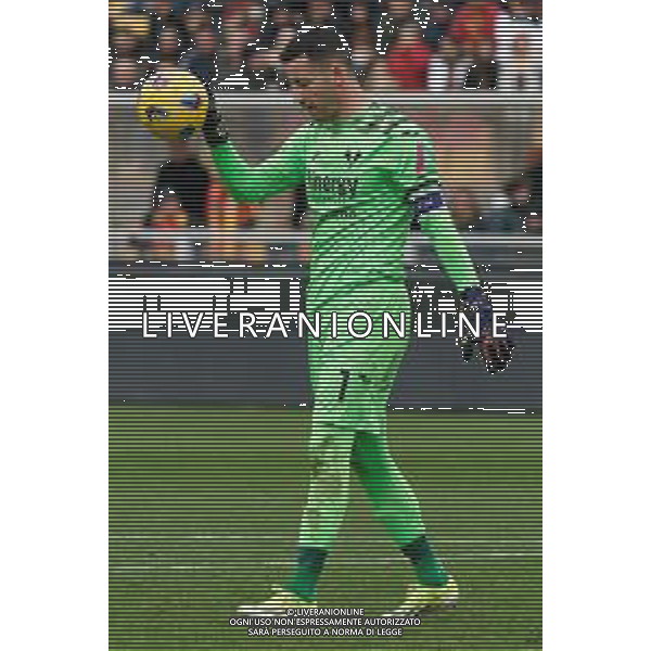 TVEM Lorenzo Montipò of Hellas Verona during the Italian soccer Serie A match Lecce vs Hellas Verona on March 10, 2024 at Via del Mare Stadium in Lecce, Italy. Photo Emmanuele Mastrodonato/agenzia Liverani/AGENZIA ALDO LIVERANI SAS