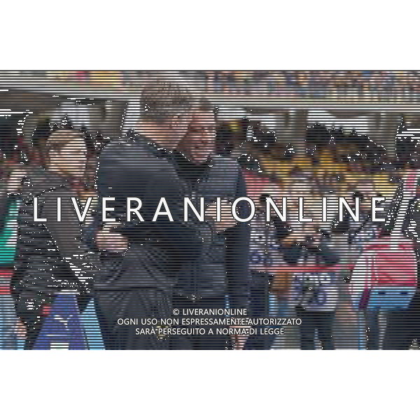 TVEM coach Marco Baroni of Hellas Verona and coach Roberto D’Aversa of US Lecce during the Italian soccer Serie A match Lecce vs Hellas Verona on March 10, 2024 at Via del Mare Stadium in Lecce, Italy. Photo Emmanuele Mastrodonato/agenzia Liverani/AGENZIA ALDO LIVERANI SAS