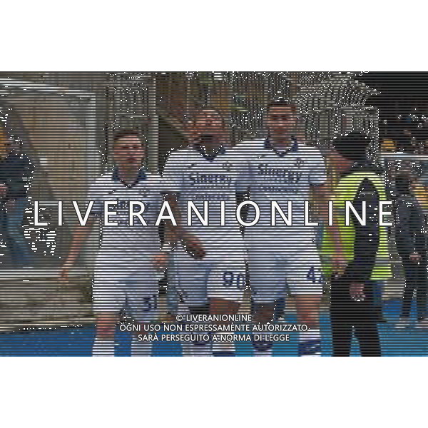 TVEM Michael Folorunsho of Hellas Verona celebrates after scoring a goal with teammates during the Italian soccer Serie A match Lecce vs Hellas Verona on March 10, 2024 at Via del Mare Stadium in Lecce, Italy. Photo Emmanuele Mastrodonato/agenzia Liverani/AGENZIA ALDO LIVERANI SAS