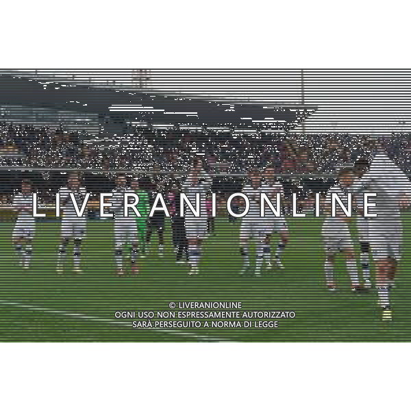 TVEM Players of Hellas Verona celebrates the victory during the Italian soccer Serie A match Lecce vs Hellas Verona on March 10, 2024 at Via del Mare Stadium in Lecce, Italy. Photo Emmanuele Mastrodonato/agenzia Liverani/AGENZIA ALDO LIVERANI SAS