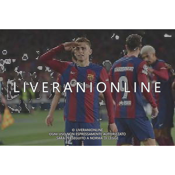 TVRG Barcellona vs Napoli nella foto Fermin Lopez (Barcellona) esulta dopo il gol dell\'1 a 0 Barcellona (SPA) 12-03-2024 Stadio Olimpico Lluis Companys UEFA Champions League - ottavi di finale gara di ritorno foto Roberto Garavaglia/Agenzia Aldo Liverani sas/AGENZIA ALDO LIVERANI SAS
