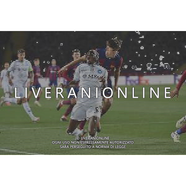 TVRG Barcellona vs Napoli nella foto il contatto in area tra Victor Osimhen (Napoli) e Pau Cubarsi Paredes (Barcellona) giudicato regolare dall\'arbitro Danny Makkelie (NED) e VAR Barcellona (SPA) 12-03-2024 Stadio Olimpico Lluis Companys UEFA Champions League - ottavi di finale gara di ritorno foto Roberto Garavaglia/Agenzia Aldo Liverani sas/AGENZIA ALDO LIVERANI SAS