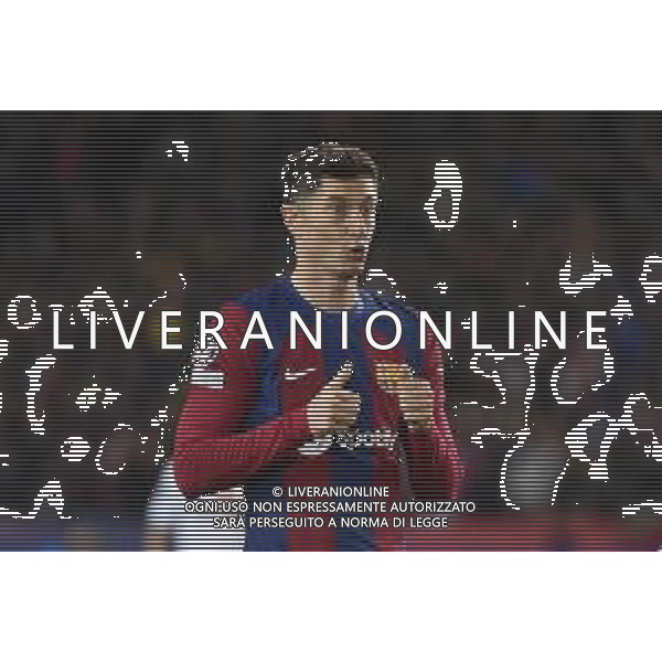 TVRG Barcellona vs Napoli nella foto Robert Lewandowski (Barcellona) Barcellona (SPA) 12-03-2024 Stadio Olimpico Lluis Companys UEFA Champions League - ottavi di finale gara di ritorno foto Roberto Garavaglia/Agenzia Aldo Liverani sas/AGENZIA ALDO LIVERANI SAS