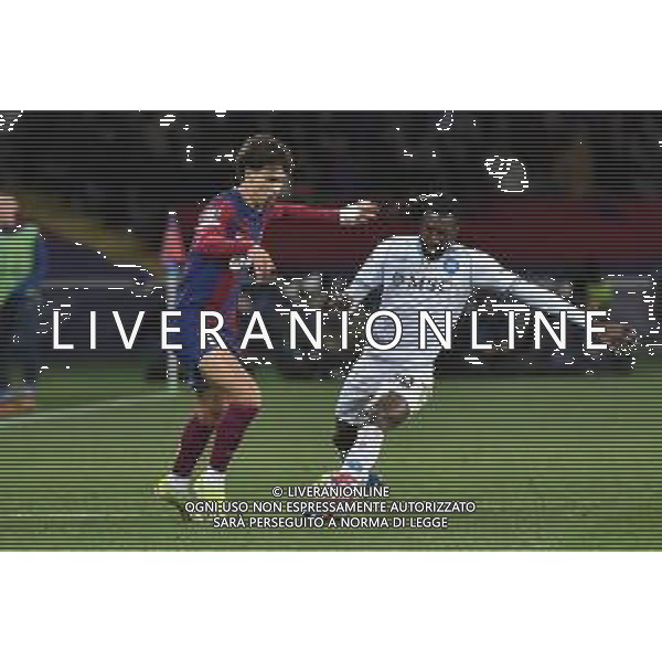 TVRG Barcellona vs Napoli nella foto Joao Felix Sequeira (Barcellona) e Andre\' Franck Zambo Anguissa (Napoli) Barcellona (SPA) 12-03-2024 Stadio Olimpico Lluis Companys UEFA Champions League - ottavi di finale gara di ritorno foto Roberto Garavaglia/Agenzia Aldo Liverani sas/AGENZIA ALDO LIVERANI SAS