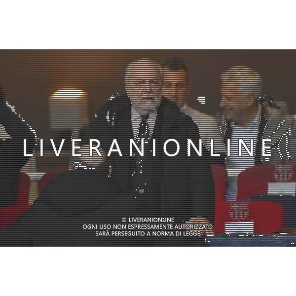 TVRG Barcellona vs Napoli nella foto Aurelio De Laurentiis presidente Napoli Barcellona (SPA) 12-03-2024 Stadio Olimpico Lluis Companys UEFA Champions League - ottavi di finale gara di ritorno foto Roberto Garavaglia/Agenzia Aldo Liverani sas/AGENZIA ALDO LIVERANI SAS