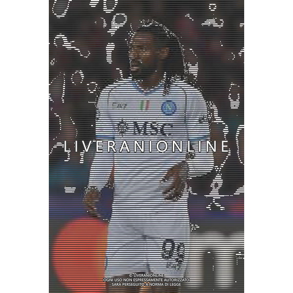 TVRG Barcellona vs Napoli nella foto Andre\' Franck Zambo Anguissa (Napoli) Barcellona (SPA) 12-03-2024 Stadio Olimpico Lluis Companys UEFA Champions League - ottavi di finale gara di ritorno foto Roberto Garavaglia/Agenzia Aldo Liverani sas/AGENZIA ALDO LIVERANI SAS