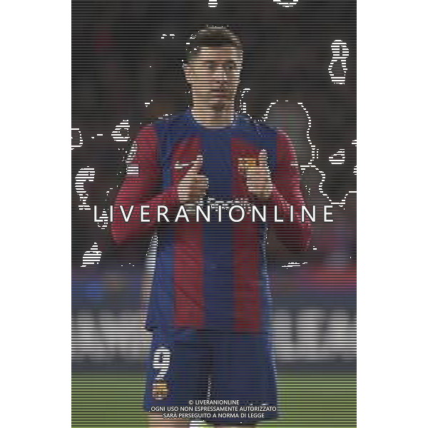 TVRG Barcellona vs Napoli nella foto Robert Lewandowski (Barcellona) Barcellona (SPA) 12-03-2024 Stadio Olimpico Lluis Companys UEFA Champions League - ottavi di finale gara di ritorno foto Roberto Garavaglia/Agenzia Aldo Liverani sas/AGENZIA ALDO LIVERANI SAS