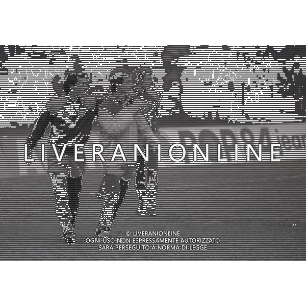 NEG-1982 ALLENAMENTO NAZIONALE ITALIANA CALCIO PRIMA DELL\'INCONTRO CON LA CECOSLOVACCHIA NELLA FOTO GIUSEPPE DOSSENA E CLAUDIO GENTILE AG ALDO LIVERANI SAS