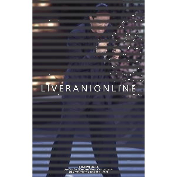 DIAP-RETROSPETTIVA ROSARIO TINDARO FIORELLO SHOWMAN-IMITATORE -COMICO E CANTANTE NELLA FOTO ROSARIO TINDARO FIORELLO NELL\'ANNO 1993 A SANREMO AG ALDO LIVERANI SAS 