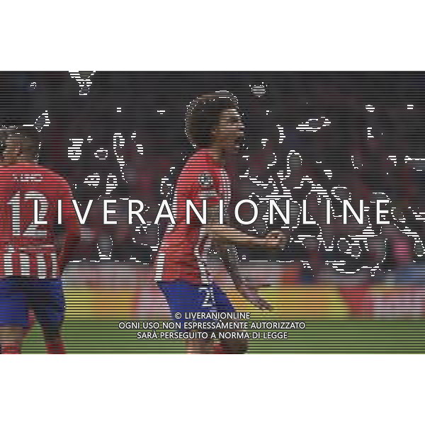 TVRG Atletico Madrid vs Inter nella foto Axel Laurent Witsel (Atletico Madrid) esulta dopo il gol dell\'1 a 1 di Antoine Griezmann (Atletico Madrid) Madrid (SPA) 13-03-2024 Stadio Civitas Metropolitano UEFA Champions League - ottavi di finale gara di ritorno foto Roberto Garavaglia/Agenzia Aldo Liverani sas/AGENZIA ALDO LIVERANI SAS