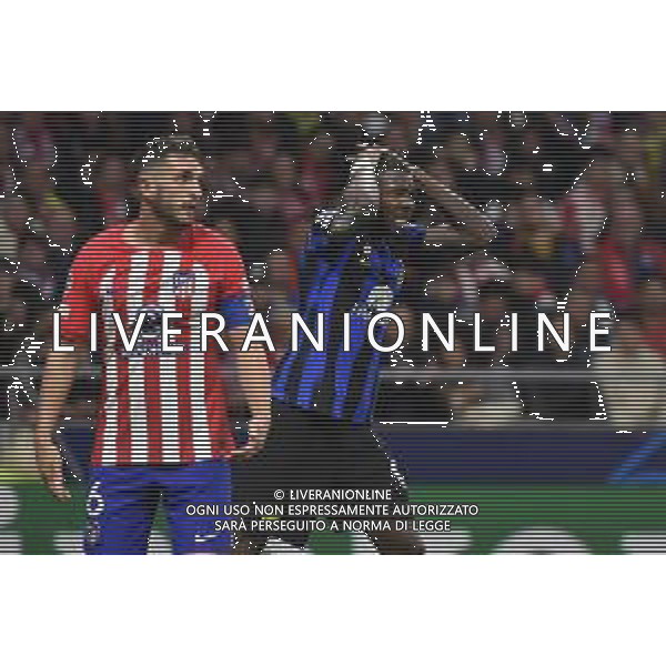 TVRG Atletico Madrid vs Inter nella foto Marcus Thuram (Inter) delusione dopo occasione da gol fallita Madrid (SPA) 13-03-2024 Stadio Civitas Metropolitano UEFA Champions League - ottavi di finale gara di ritorno foto Roberto Garavaglia/Agenzia Aldo Liverani sas/AGENZIA ALDO LIVERANI SAS