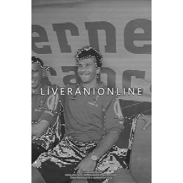 Neg- RETROSPETTIVA DEJAN SAVICEVIC CALCIATORE DEL MILAN CALCIO NELLA FOTO IN PANCHINA NELL\'ANNO 1995 AG ALDO LIVERANI SAS
